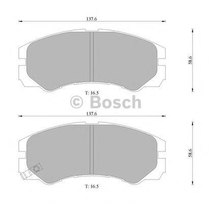 ISUZU 8-97035 257 Комплект гальмівних колодок, дискове гальмо