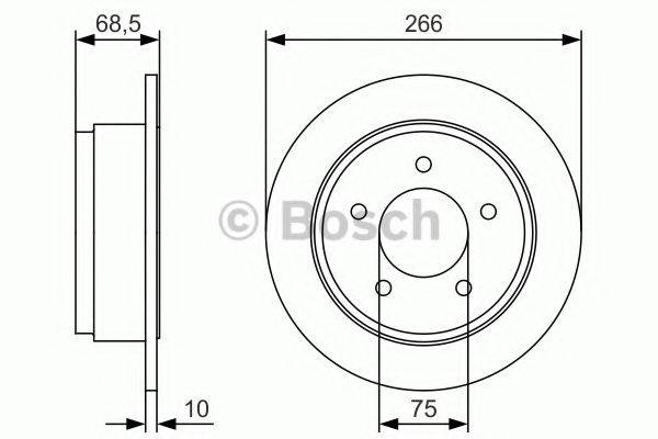 NISSAN 43206 10V01 гальмівний диск