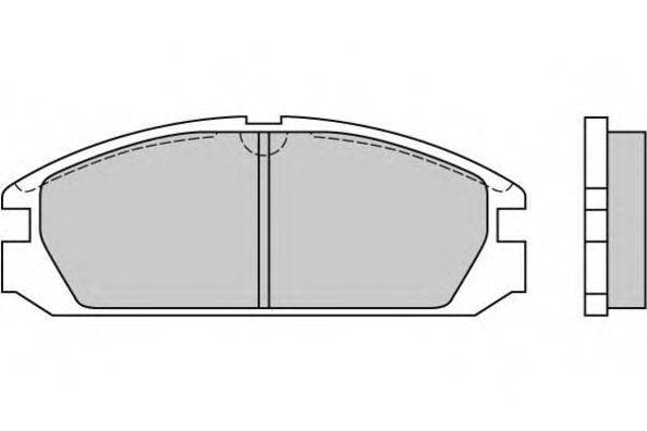 E.T.F. 120503 Комплект гальмівних колодок, дискове гальмо