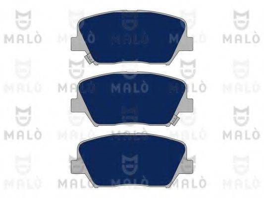 MALO 1051145 Комплект гальмівних колодок, дискове гальмо