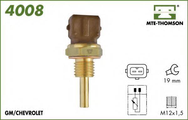 MTE-THOMSON 4008 Датчик, температура охолоджувальної рідини