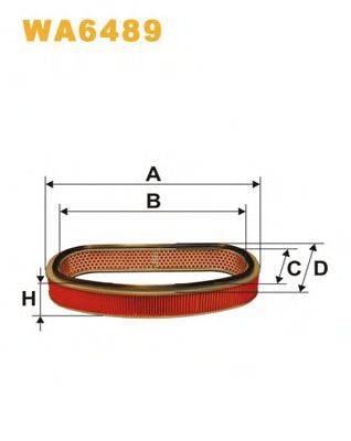 WIX FILTERS WA6489 Повітряний фільтр