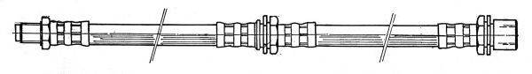 CEF 510982 Гальмівний шланг