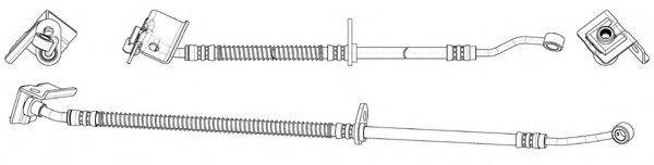 CEF 512838 Гальмівний шланг