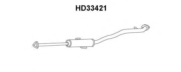 VENEPORTE HD33421 Передглушувач вихлопних газів