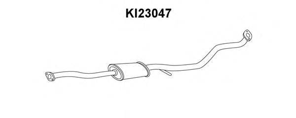 VENEPORTE KI23047 Передглушувач вихлопних газів