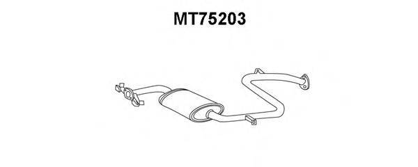 VENEPORTE MT75203 Передглушувач вихлопних газів