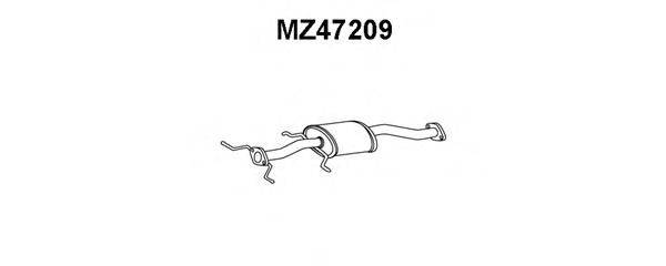 MAZDA F22840300B Передглушувач вихлопних газів