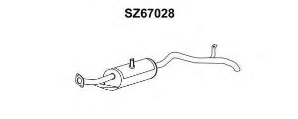 VENEPORTE SZ67028 Глушник вихлопних газів кінцевий