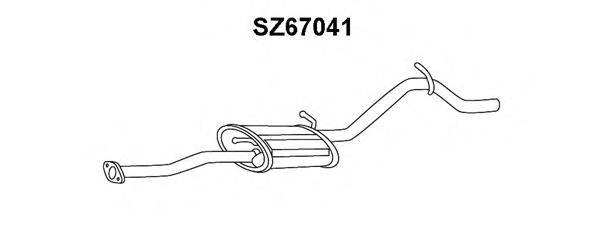 VENEPORTE SZ67041 Глушник вихлопних газів кінцевий