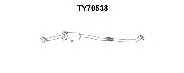 VENEPORTE TY70538 Передглушувач вихлопних газів