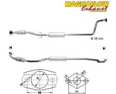 MAGNAFLOW 78006 Каталізатор