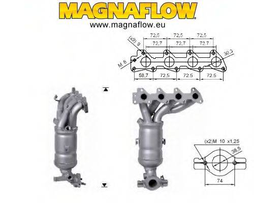 MAGNAFLOW 64102 Каталізатор
