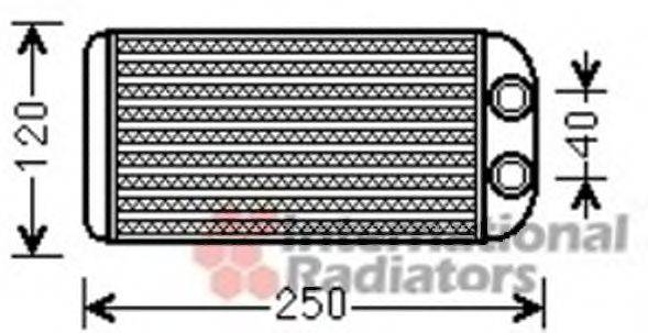 TOYOTA 87107-10350 Теплообмінник, опалення салону