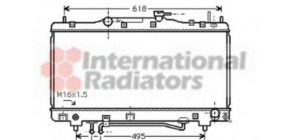 VAN WEZEL 53002352 Радіатор, охолодження двигуна