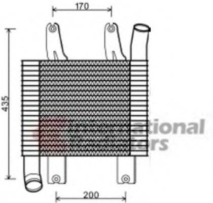 VAN WEZEL 82004230 Інтеркулер