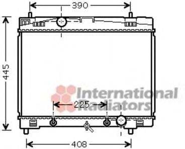 VAN WEZEL 53002577 Радіатор, охолодження двигуна