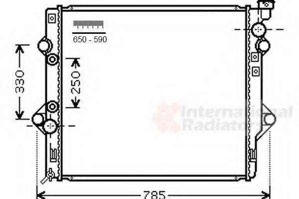 TOYOTA 1640075440 Радіатор, охолодження двигуна