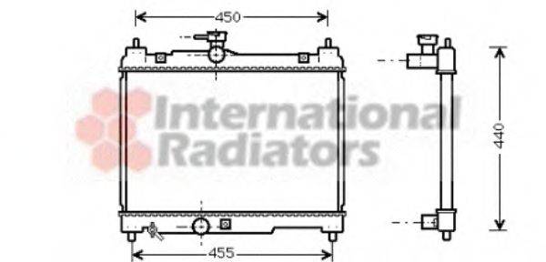 VAN WEZEL 53002251 Радіатор, охолодження двигуна