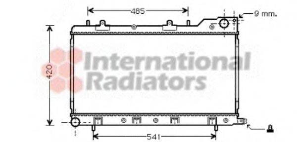 VAN WEZEL 51002047 Радіатор, охолодження двигуна