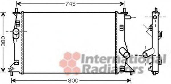 MAZDA RF7N-15-200 Радіатор, охолодження двигуна
