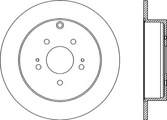 OPEN PARTS BDR226210 гальмівний диск