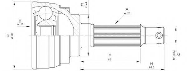 OPEN PARTS CVJ5584.10