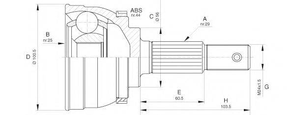 OPEN PARTS CVJ5629.10