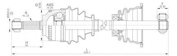 OPEN PARTS DRS6066.00