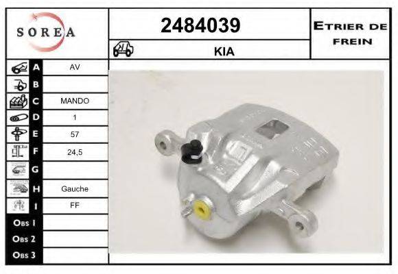 EAI 2484039 Гальмівний супорт