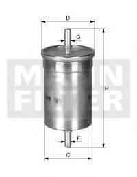 FORD 84 AU 9B06 4A Паливний фільтр