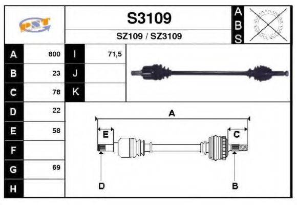 SNRA S3109