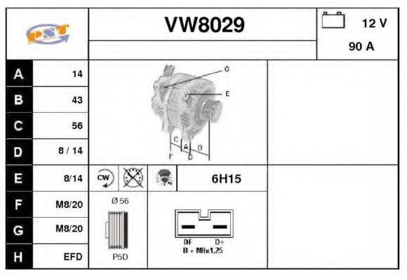 SNRA VW8029