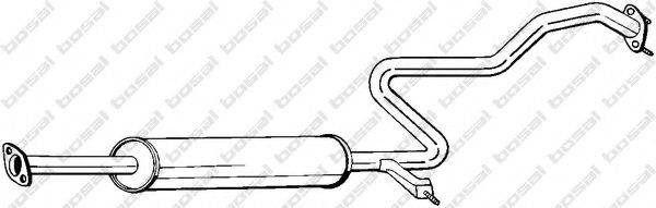 BOSAL 287703 Середній глушник вихлопних газів