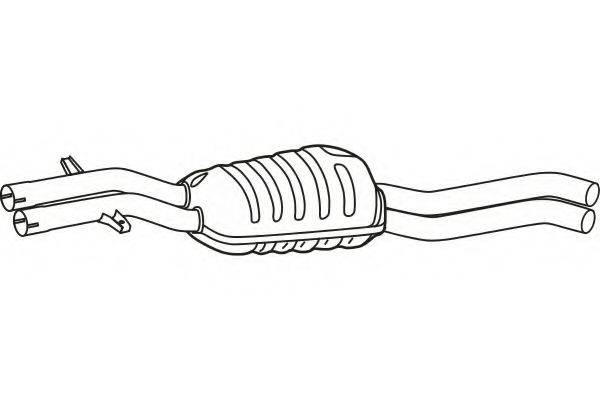 FENNO 1465 Середній глушник вихлопних газів