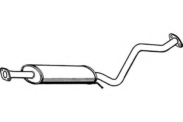 FENNO P2981 Середній глушник вихлопних газів