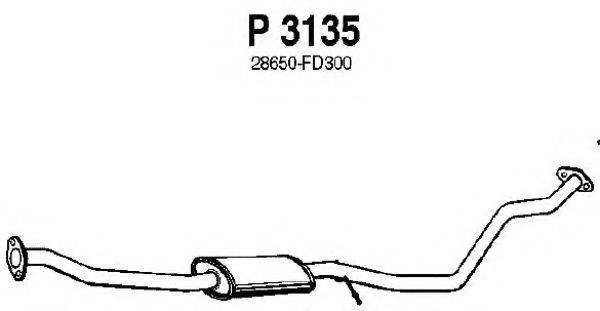 FENNO P3135 Середній глушник вихлопних газів