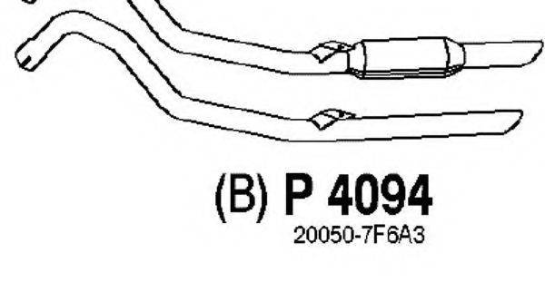 FENNO P4094 Труба вихлопного газу