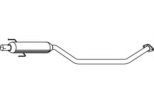 FENNO P6980 Середній глушник вихлопних газів