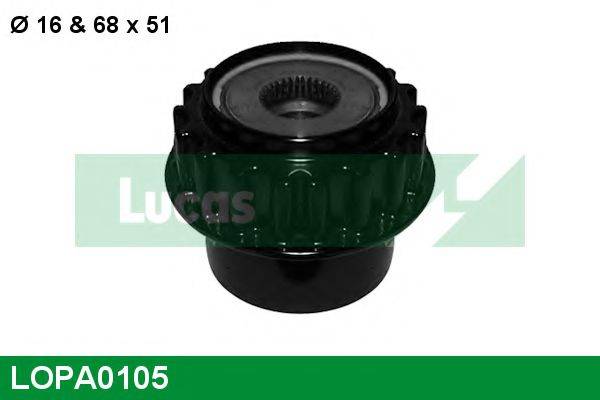 LUCAS ENGINE DRIVE 1387927 Механізм вільного ходу генератора