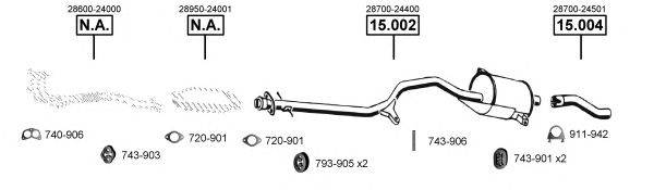 ASMET HY151245 Система випуску ОГ