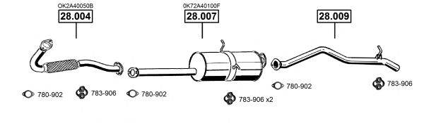 ASMET KI280200 Система випуску ОГ