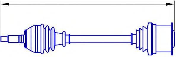 OM 39100-0F000 Приводний вал