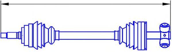 SERCORE 12800 Приводний вал