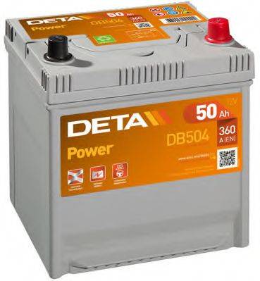 DETA DB504 Стартерна акумуляторна батарея; Стартерна акумуляторна батарея