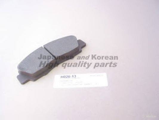 ASHUKI H02613 Комплект гальмівних колодок, дискове гальмо