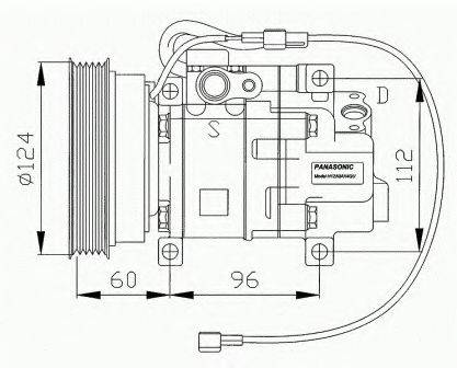 MAZDA M550-13 Компресор, кондиціонер