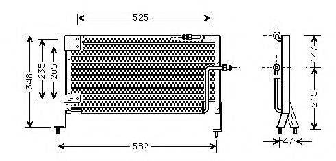 ASHUKI M98101 Конденсатор, кондиціонер