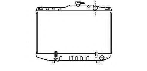 NPS T156A34 Радіатор, охолодження двигуна