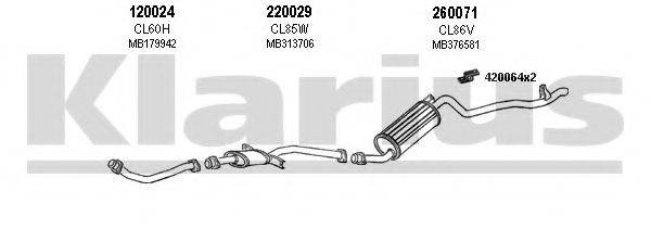 KLARIUS 210054E Система випуску ОГ